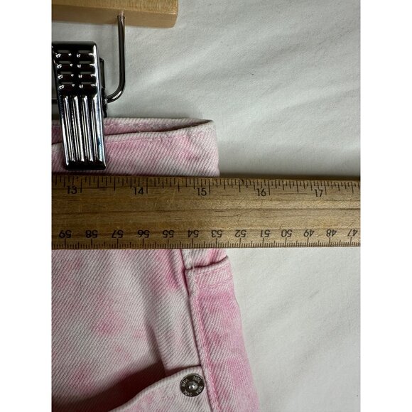 Zara‎ Women's Tie Dye High Rise Wide Leg Pants size 6 Pink - Picture 7 of 9